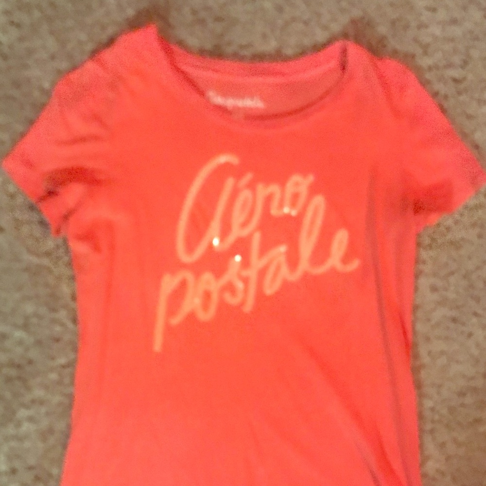 Aeropostale coral short sleeve T-shirt